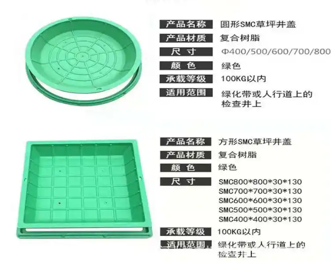 杨林街道树脂复合种植井盖展示